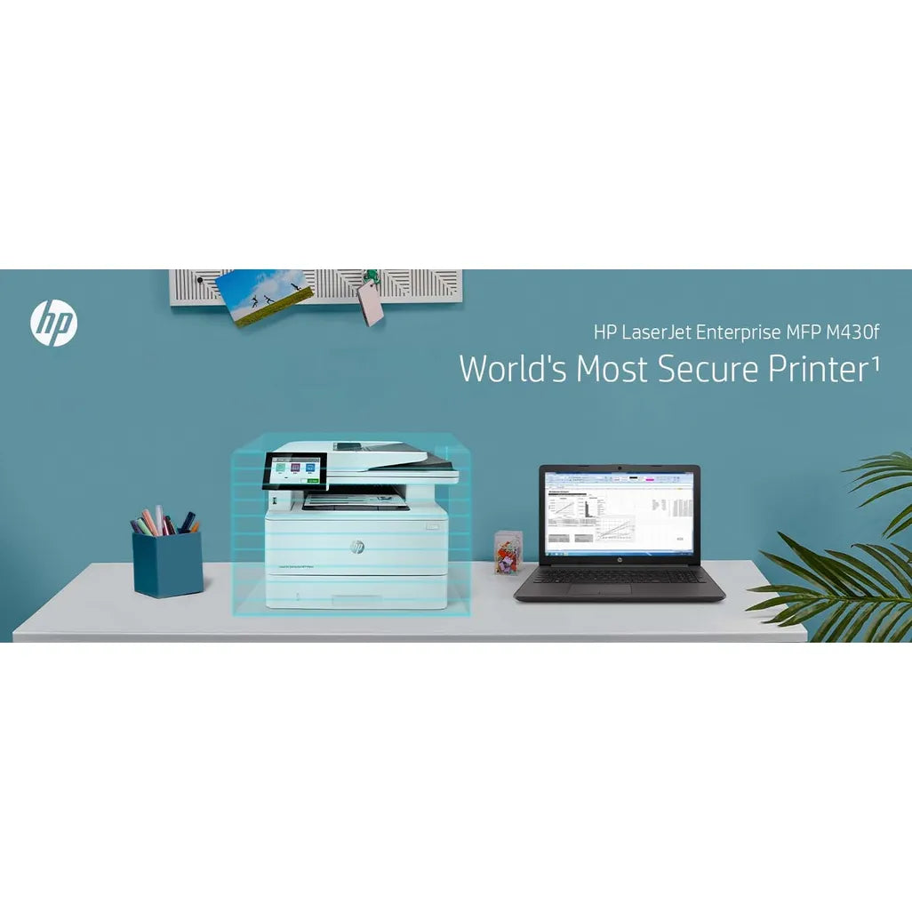HP LaserJet Enterprise M430f Multifunction Mono A4 Duplex Laser Printer - iDesign Communications