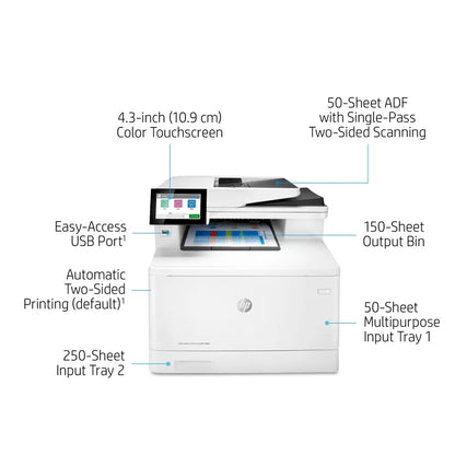 HP Color LaserJet Enterprise M480f A4 Multifunction Business Printer - iDesign Communications