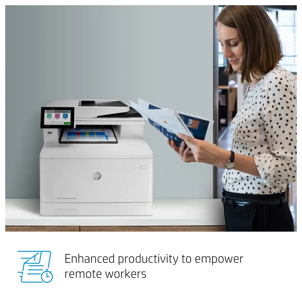 HP Color LaserJet Enterprise M480f A4 Multifunction Business Printer - iDesign Communications