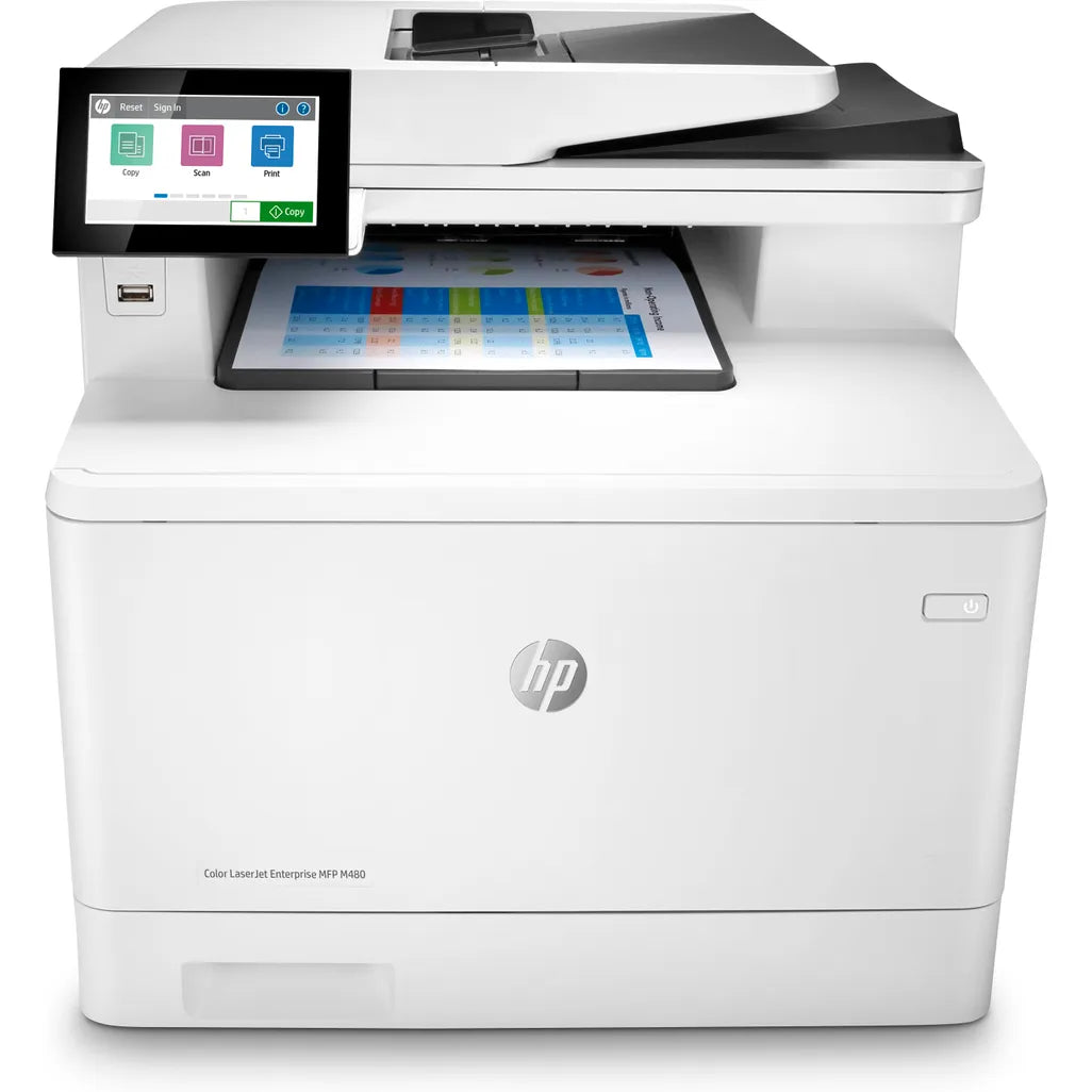 HP Color LaserJet Enterprise M480f A4 Multifunction Business Printer - iDesign Communications