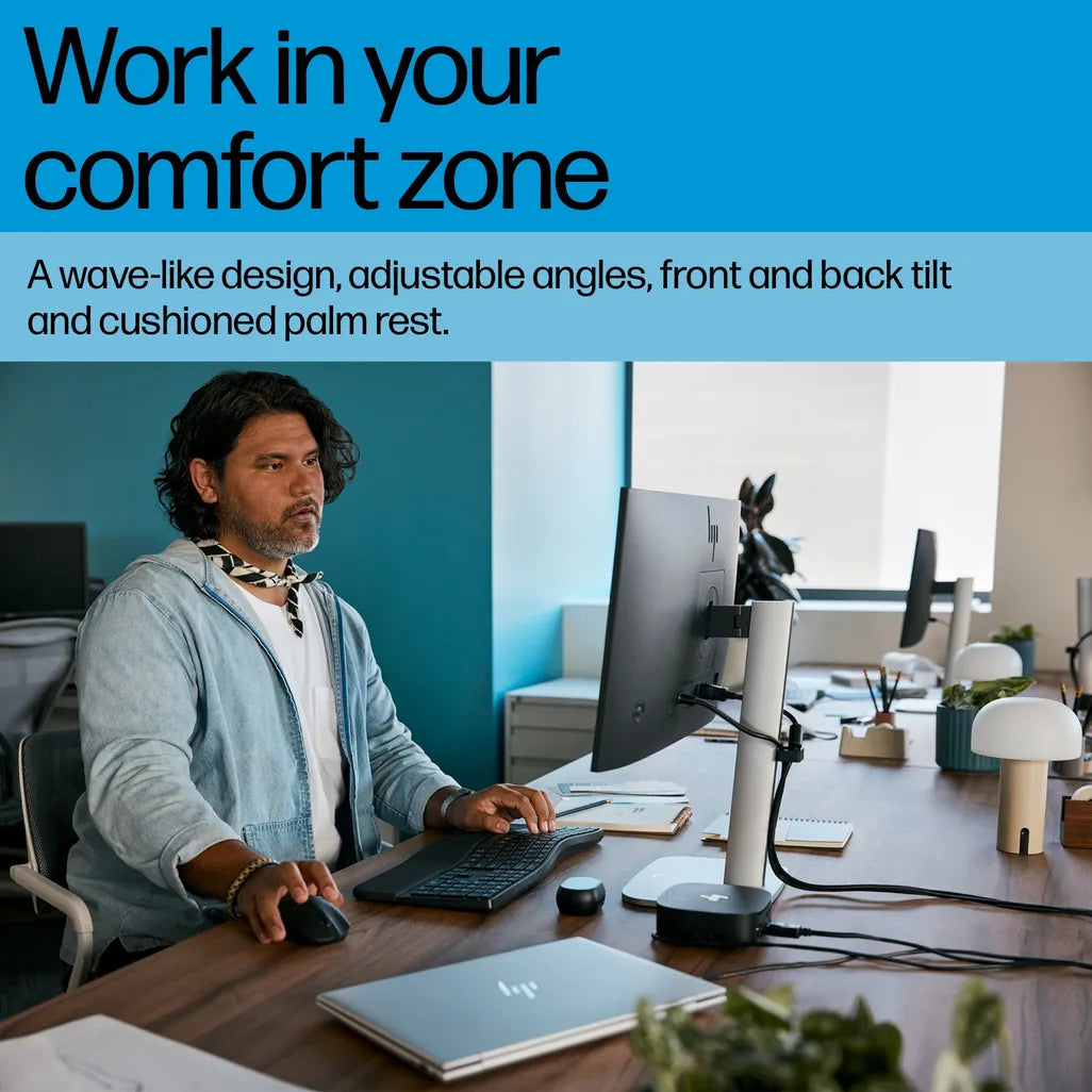 HP 685 Comfort Dual-Mode Keyboard Black - iDesign Communications