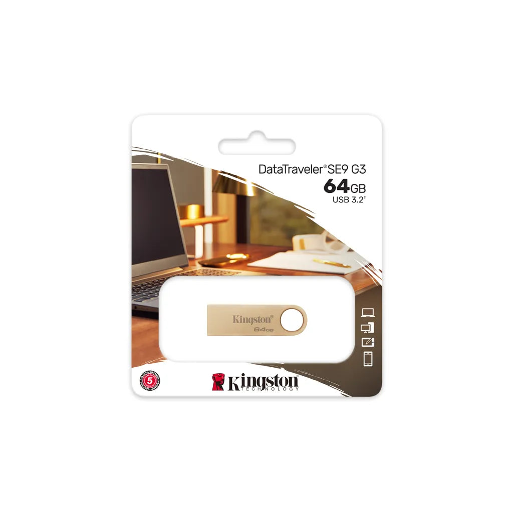 Kingston DataTraveler 64GB USB3.2 Gen1 Metal Flash Drive - iDesign Communications