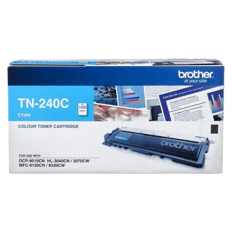 Brother TN-240C Cyan Toner Cartridge 1,400 Pages Original Single-pack - iDesign Communications