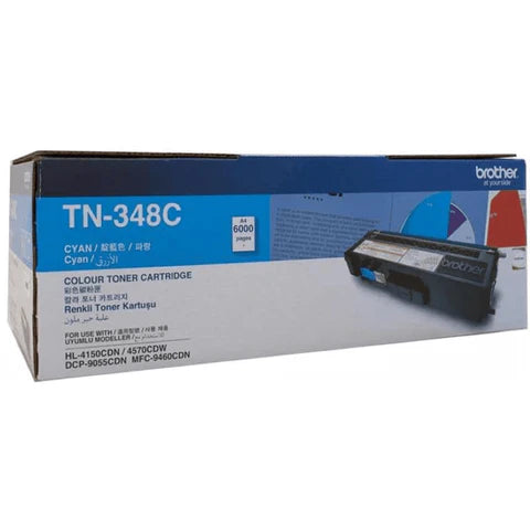 Brother TN-348C Cyan Toner Cartridge Original - iDesign Communications