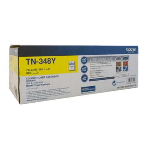 Brother TN-348Y Yellow Toner Cartridge Original - iDesign Communications