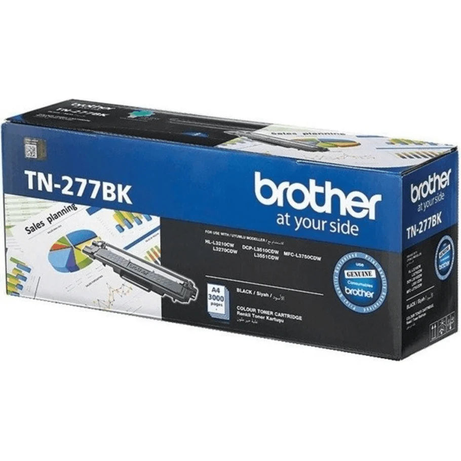 Brother TN-277BK Black Toner Cartridge Original - iDesign Communications