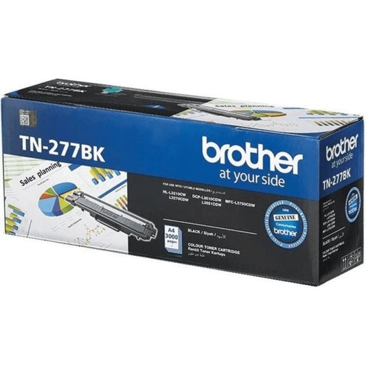 Brother TN-277BK Black Toner Cartridge Original - iDesign Communications