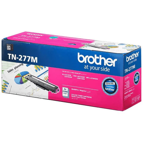 Brother TN-277M Magenta Toner Cartridge Original - iDesign Communications