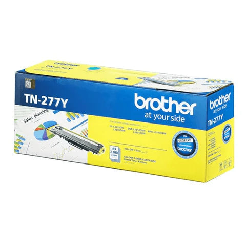 Brother TN-277Y Yellow Toner Cartridge Original - iDesign Communications
