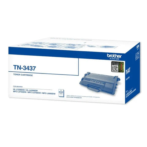 Brother TN-3437 Black Toner Cartridge Original - iDesign Communications