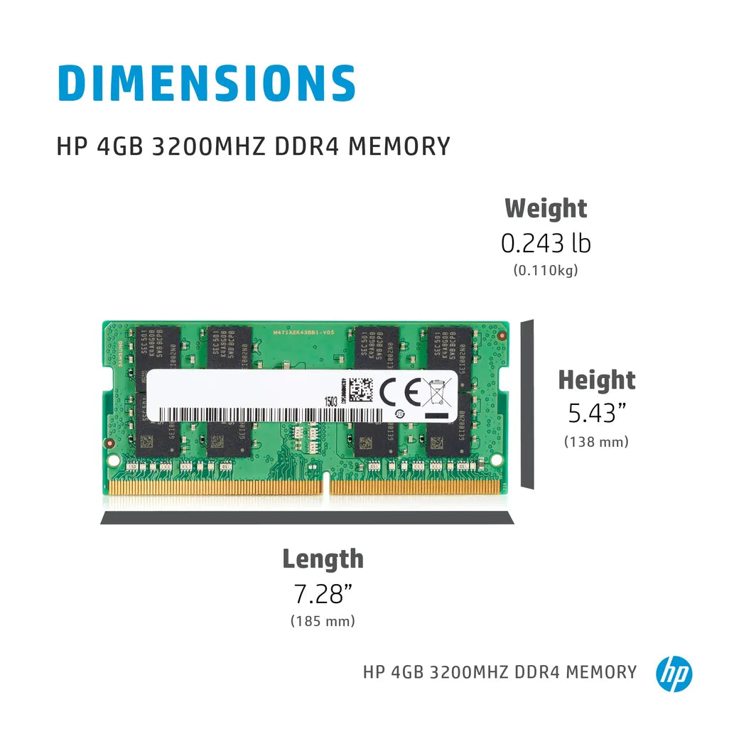 HP 4GB 3200MHz DDR4 Memory - iDesign Communications