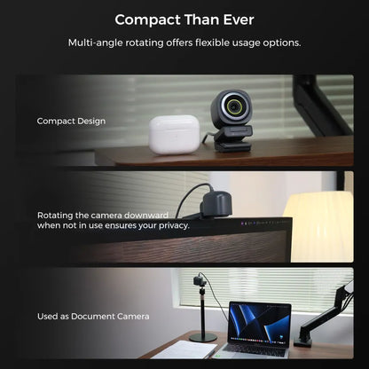 NearStream V08AF: 4K AI Noise-Canceling & AI Framing Webcam - iDesign Communications