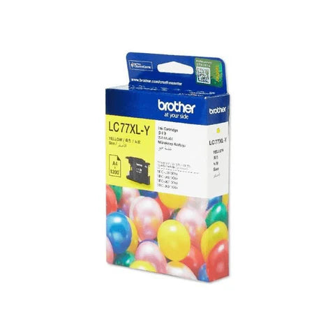 Brother LC77XL-Y Yellow Ink Cartridge 1200 Pages Original Single-pack - iDesign Communications