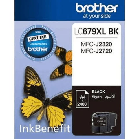 Brother LC679XL-BK Black High Yield Ink Cartridge Original - iDesign Communications