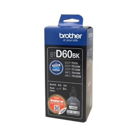 Brother BTD60BK Black Ink Bottle Original - iDesign Communications