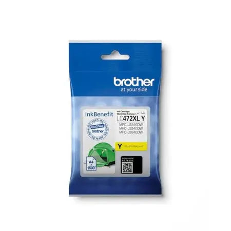 Brother LC472XL-Y Yellow High Yield Ink Cartridge Original - iDesign Communications