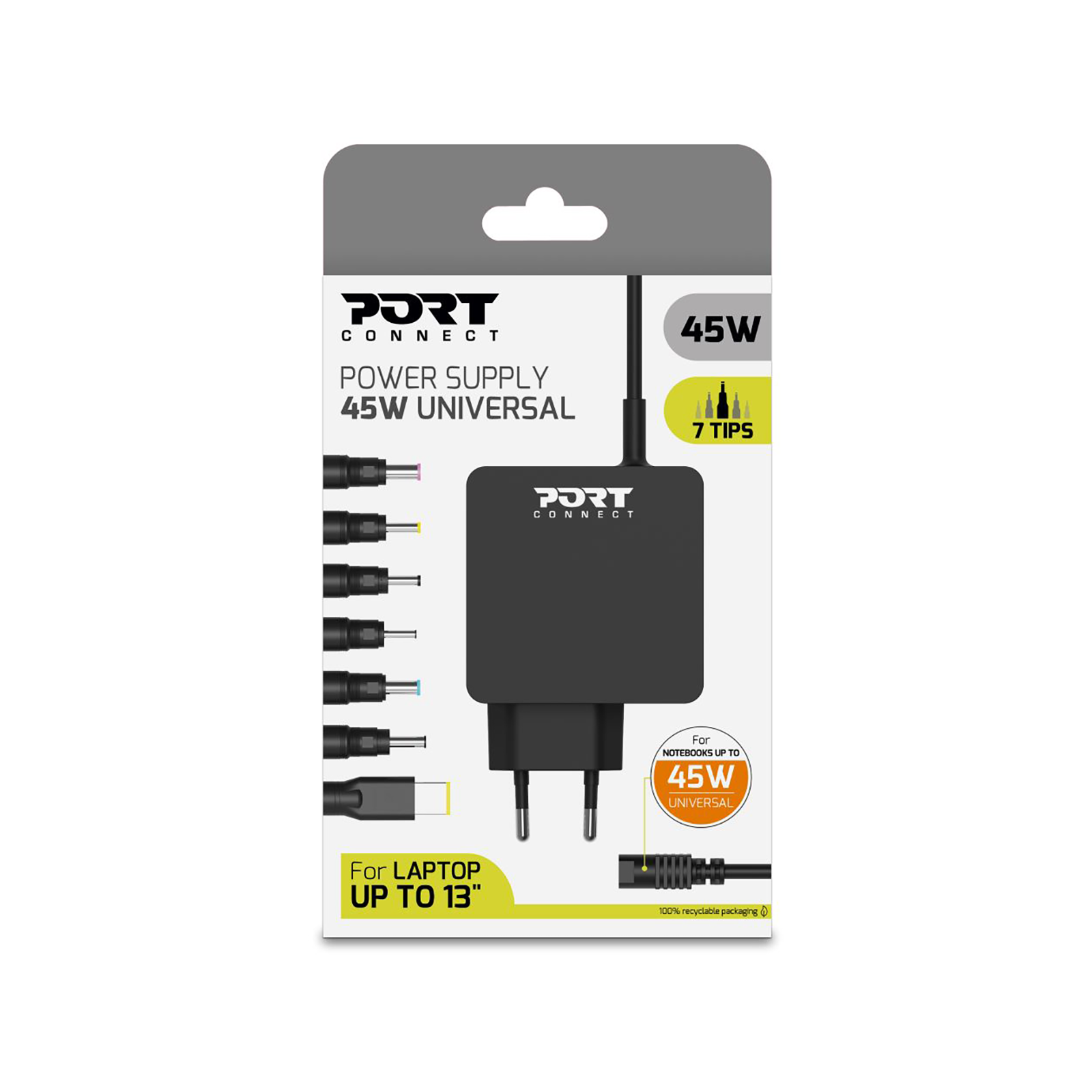 Port 45W Universal AC Adapter - iDesign Communications