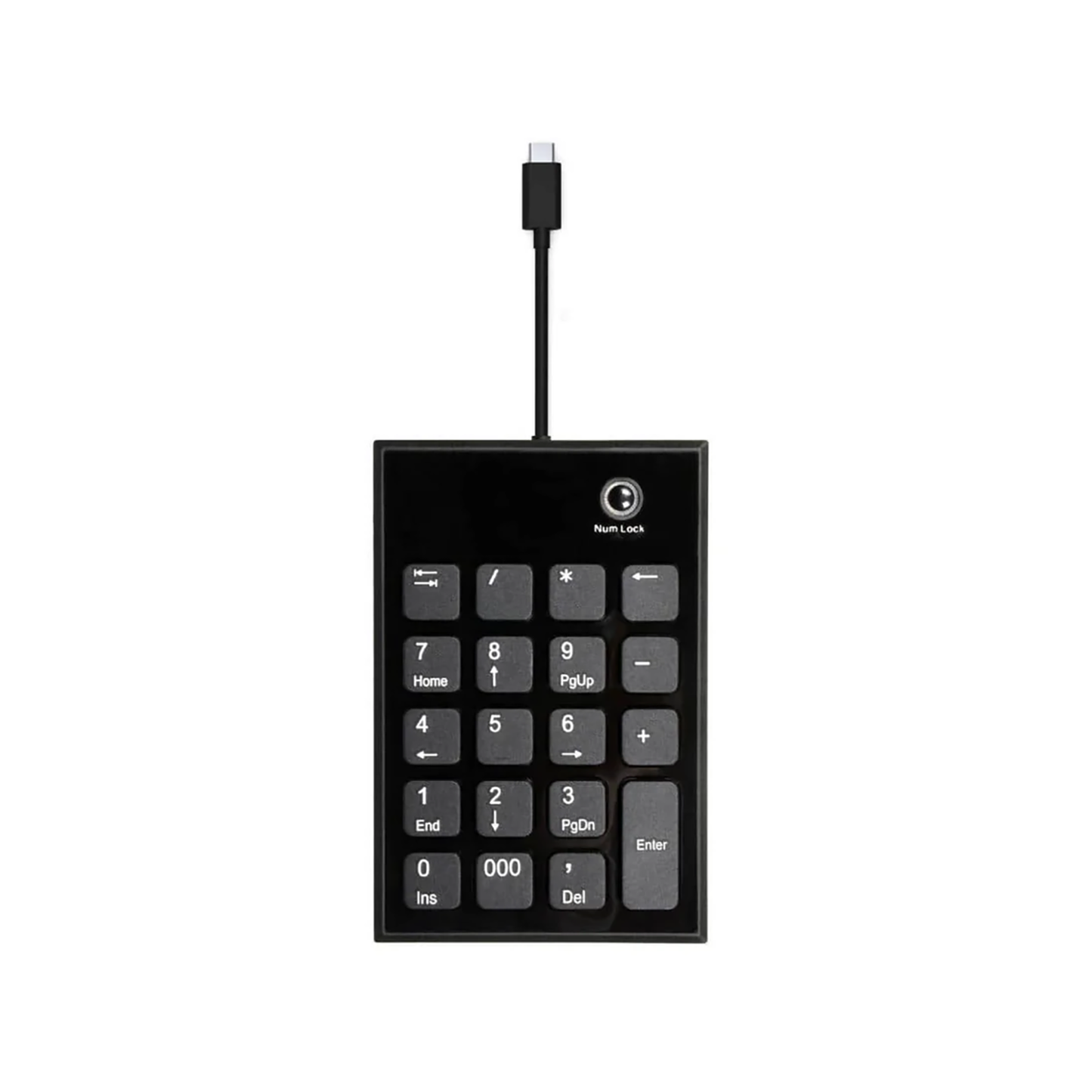 Port Black USB-A & USB-C Numeric Keypad - iDesign Communications