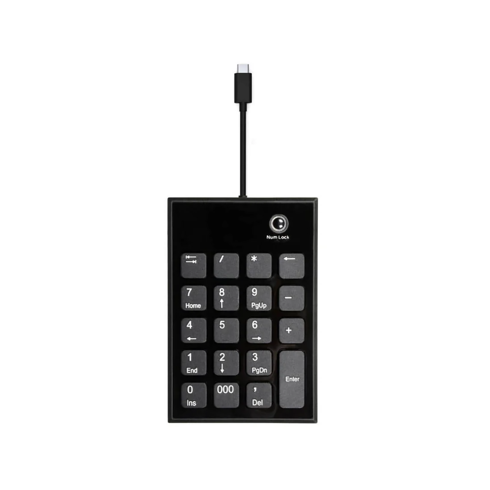 Port Black USB-A & USB-C Numeric Keypad - iDesign Communications