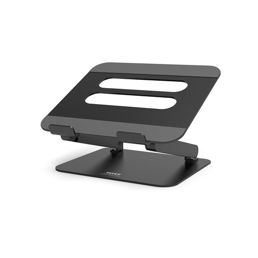 Port Black 15.6 Inch Aluminium Adjustable Notebook Stand - iDesign Communications