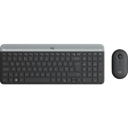 Logitech MK470 Slim Wireless Keyboard and Mouse Combo - Graphite - iDesign Communications