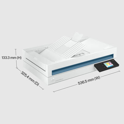 HP Scanjet Pro N4600 fnw1 A4 Flatbed and ADF Scanner - iDesign Communications