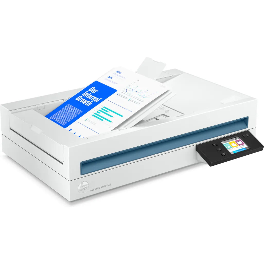 HP Scanjet Pro N4600 fnw1 A4 Flatbed and ADF Scanner - iDesign Communications
