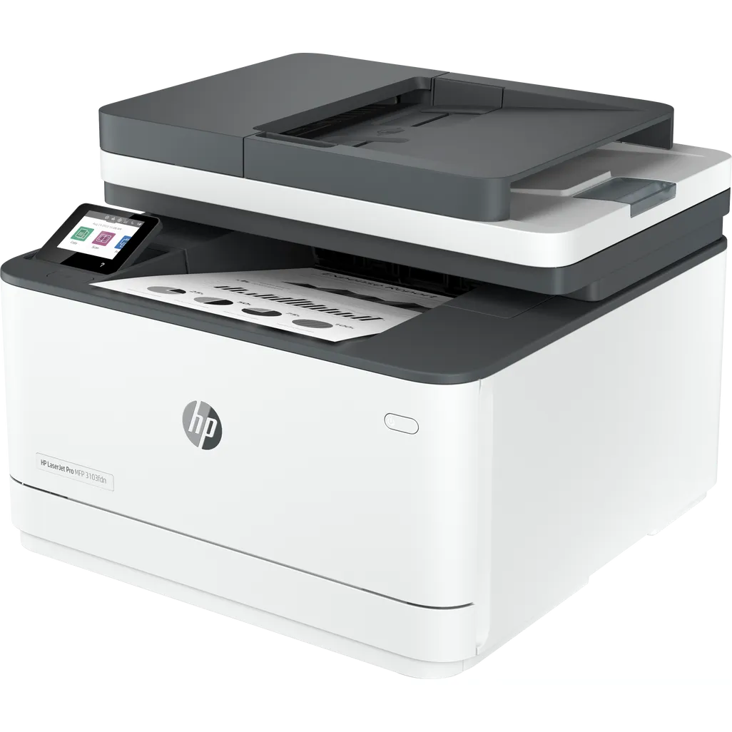HP LaserJet Pro MFP 3103FDN A4 Multifunction Laser Printer - iDesign Communications