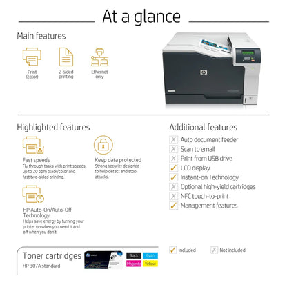 HP LaserJet Professional CP5225DN A3 Colour Laser Printer - iDesign Communications