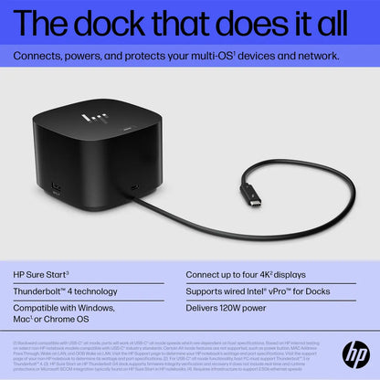 HP Thunderbolt Dock 280W G4 with Combo Cable - iDesign Communications
