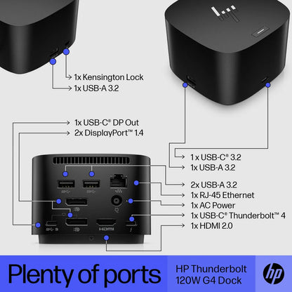 HP G4 120W Thunderbolt Dock - iDesign Communications