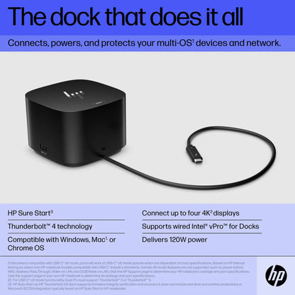 HP G4 120W Thunderbolt Dock - iDesign Communications