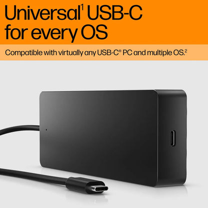 HP 7-in-1 to Type-C USB Hub with Notebook Charger Bundle - iDesign Communications