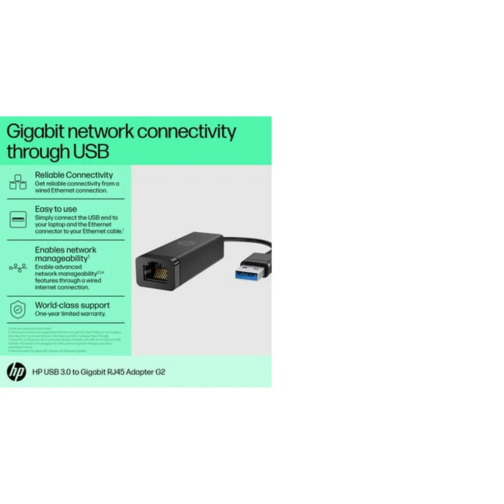 HP USB 3.0 to Gigabit RJ45 G2 Adapter - iDesign Communications