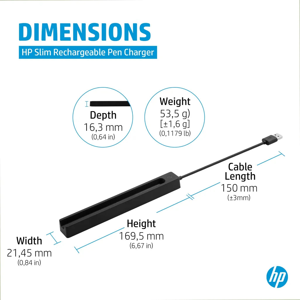 HP Slim Rechargeable Pen Charger - iDesign Communications