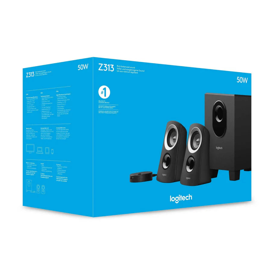 Logitech Z313 50w Speakers - iDesign Communications