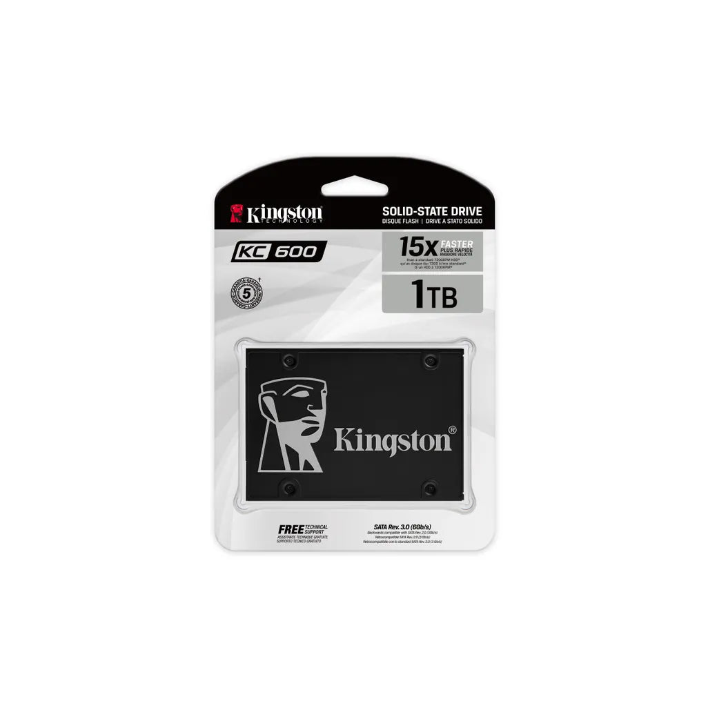 Kingston KC600 2.5-inch 1TB Serial ATA III 3D TLC Internal SSD - iDesign Communications