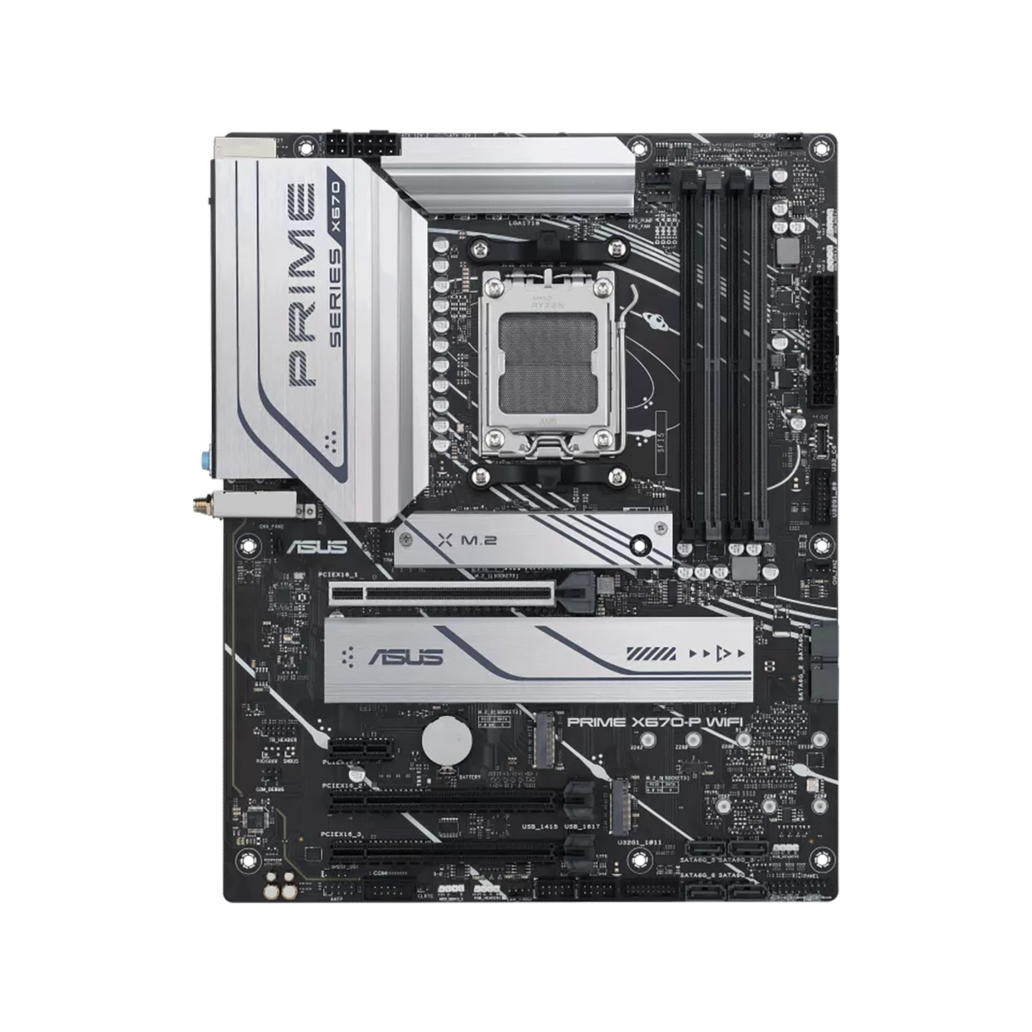 Asus AMD X670-P Ryzen AM5 ATX Prime Motherboard - iDesign Communications