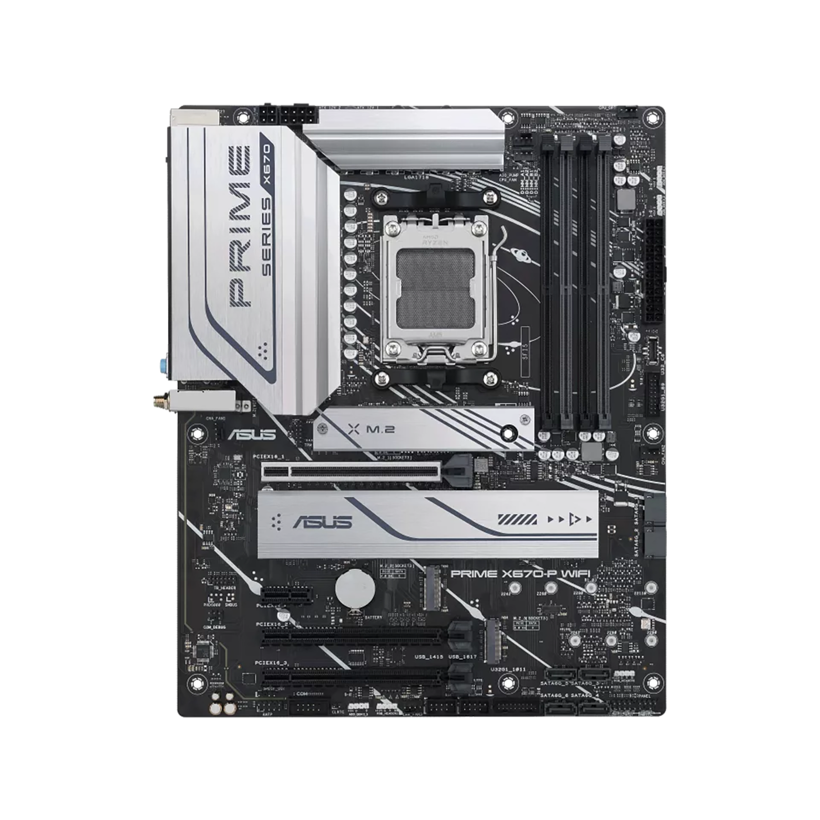 Asus AMD X670-P Ryzen AM5 ATX Prime Motherboard - iDesign Communications