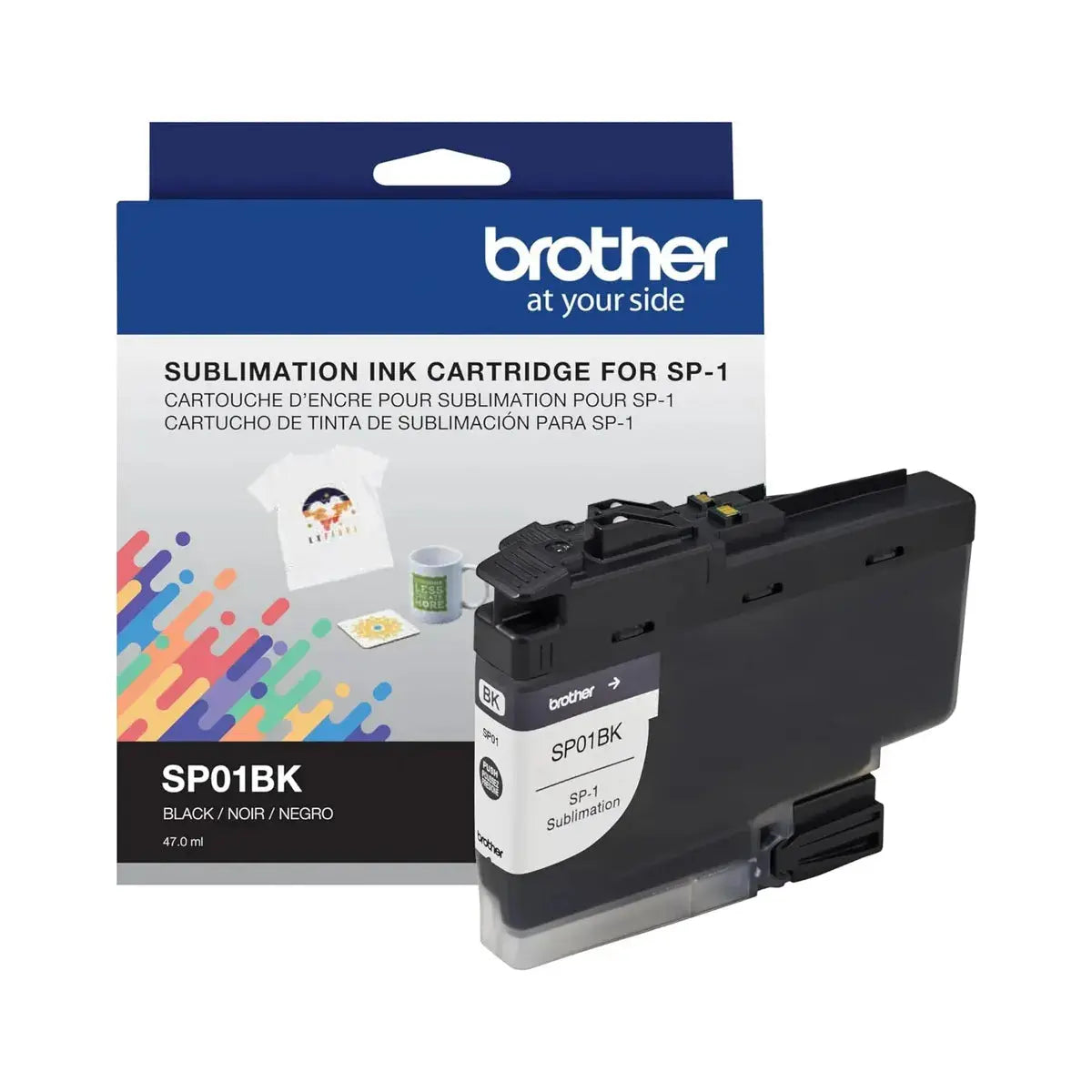 Brother SP01BK Black Sublimation Ink Cartridge 47ml Original - iDesign Communications