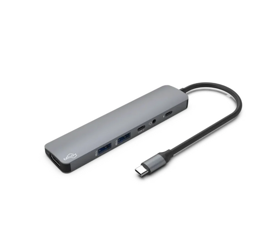 Moov 6-in-1 Multiport Hub Adapter - Space Grey - iDesign Communications