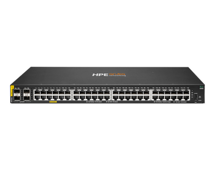 HPE Aruba CX 6000 48-port Gigabit PoE Switch with 4x SFP ports - iDesign Communications