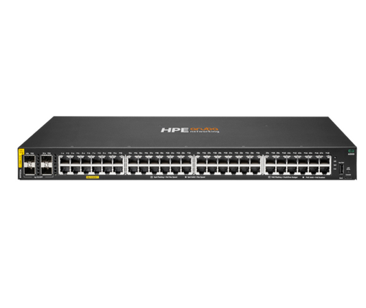 HPE Aruba CX 6000 48-port Gigabit PoE Switch with 4x SFP ports - iDesign Communications