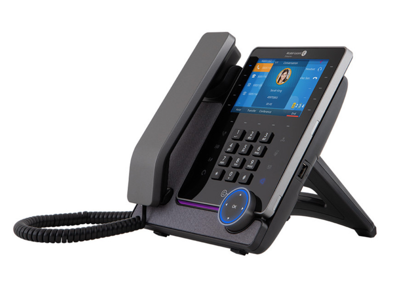 Alcatel-Lucent M8 Enterprise Myriad Handheld Deskphone - iDesign Communications