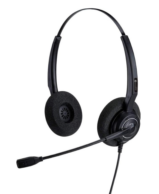 Alcatel AH 12G Telephone Headset Binaural RJ9 - iDesign Communications