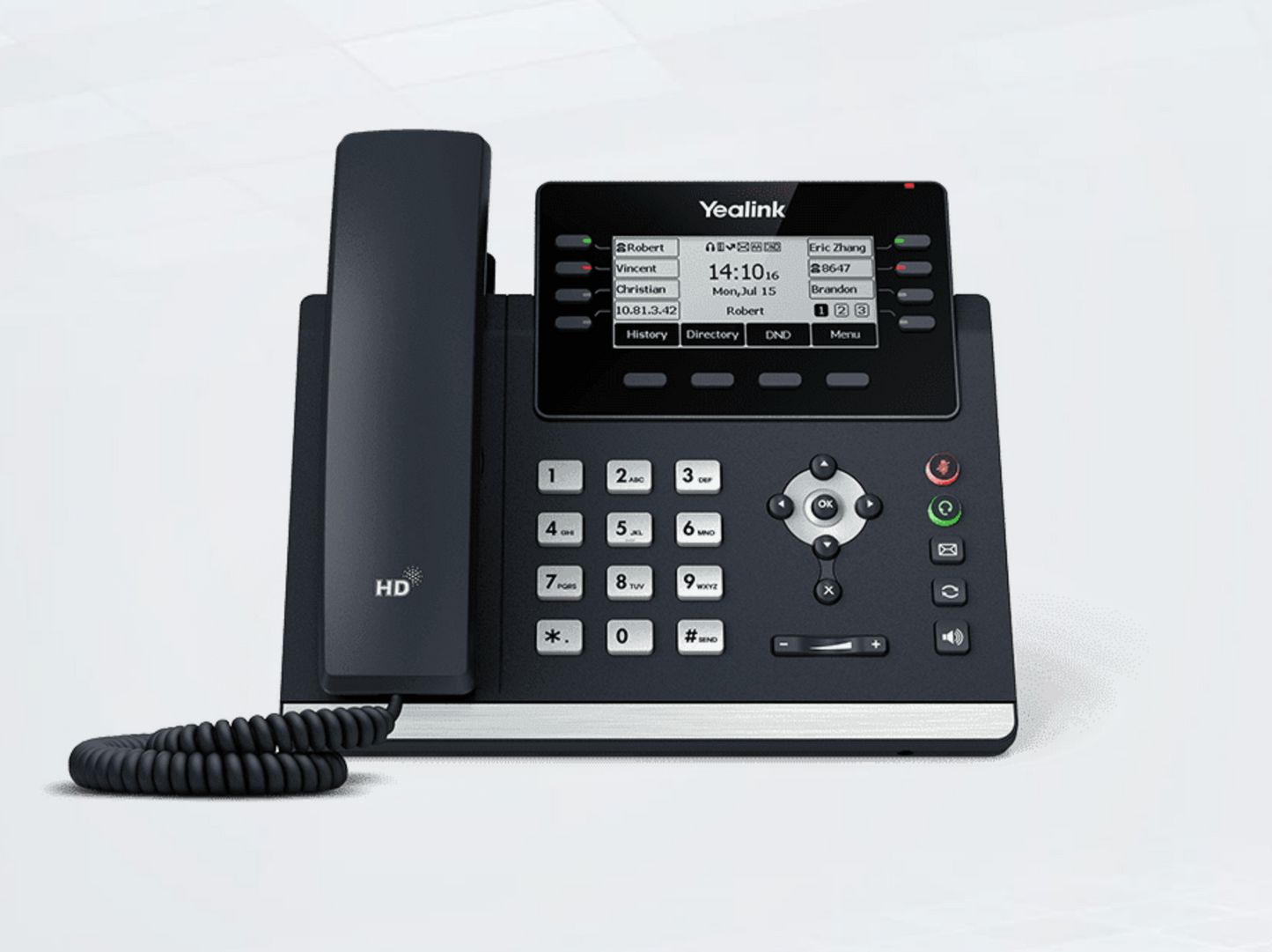 Yealink SIP-T43U 12-Line Gigabit IP Phone Grey - iDesign Communications