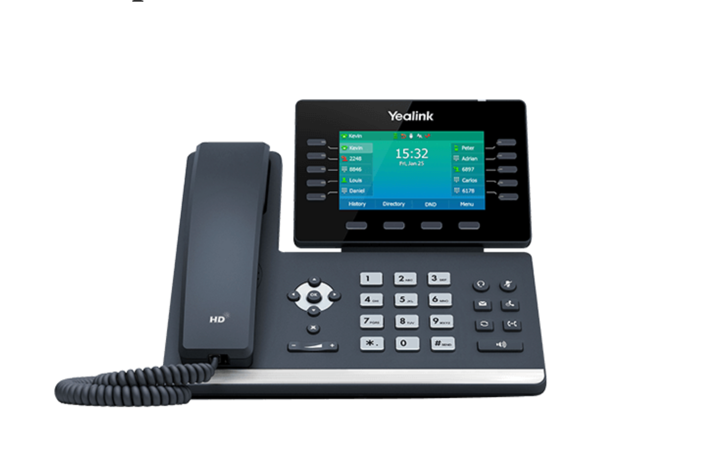 Yealink SIP-T54W 10-Line LCD Wi-Fi Dual Band Wi-Fi IP Phone - iDesign Communications