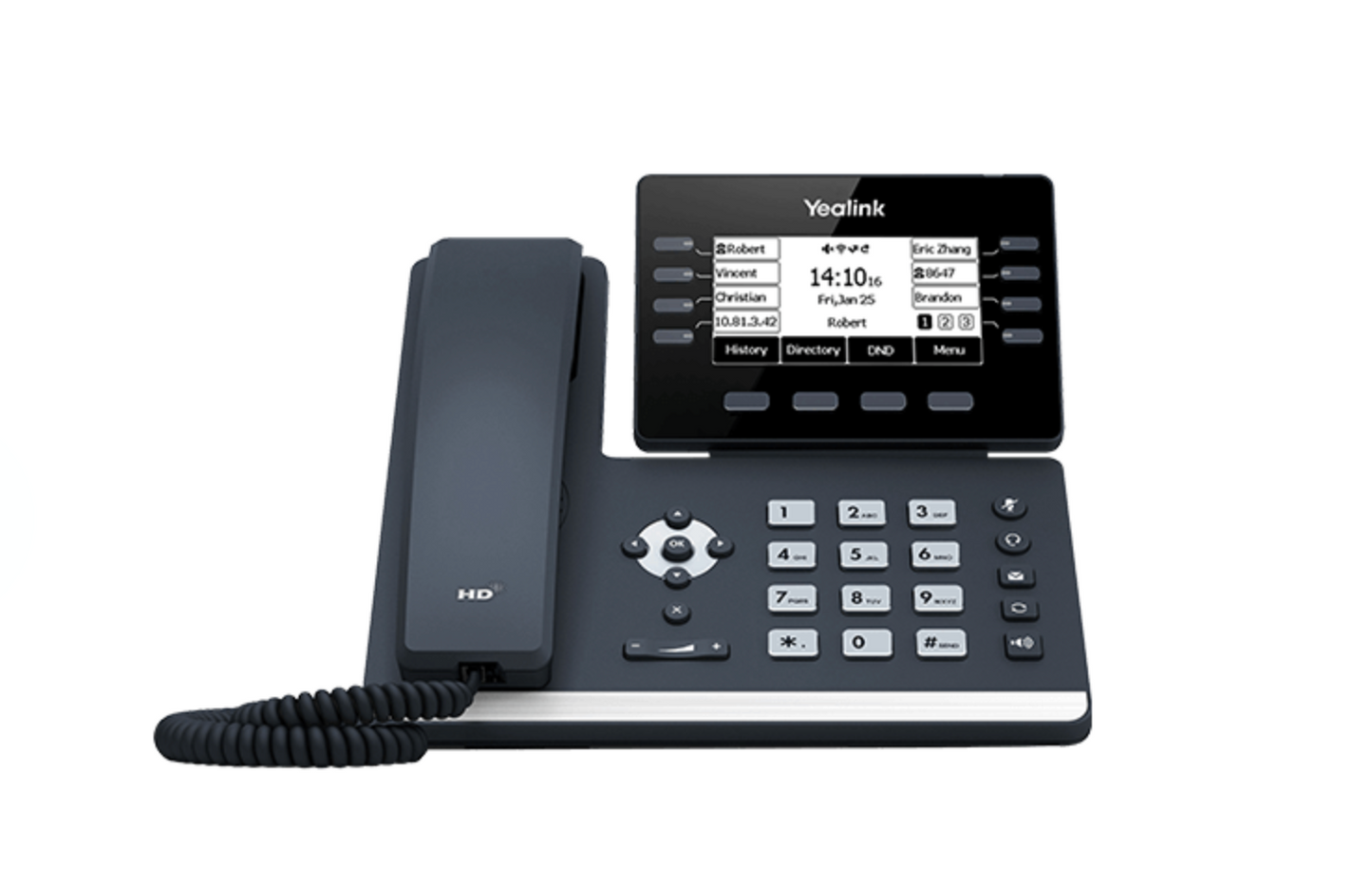 Yealink SIP-T53W 8-Line LCD Dual Band Wi-Fi IP Phone - iDesign Communications