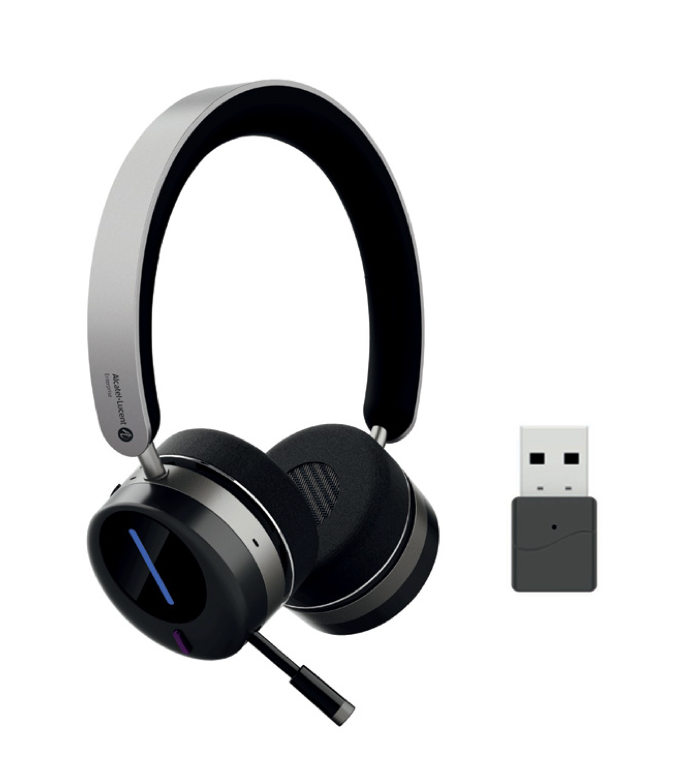 Alcatel AH80 Bluetooth Headset with BT Dongle - iDesign Communications