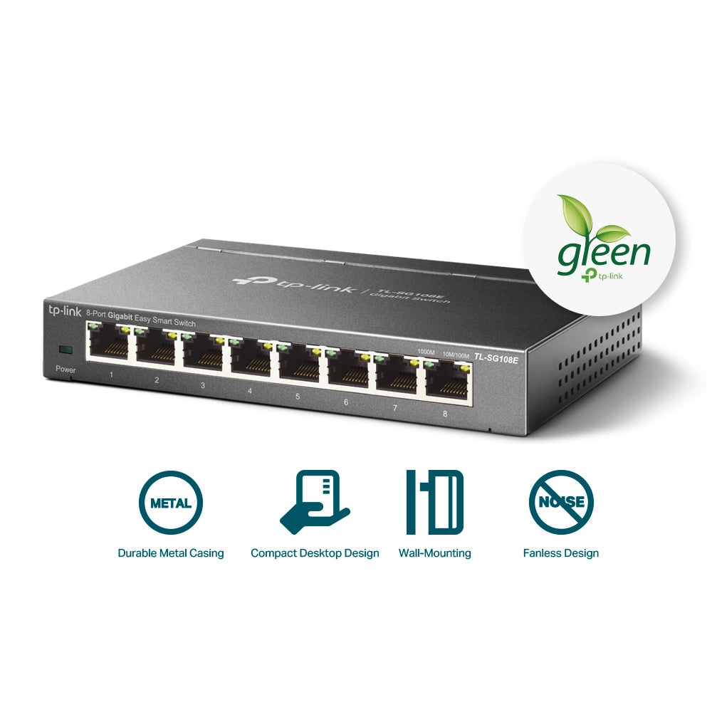 TP-Link TL-SG108E Unmanaged Network Switch